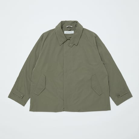 BAL / x TAION BALMACAAN COAT WITH DETACHABLE DOWN VEST / CARBON