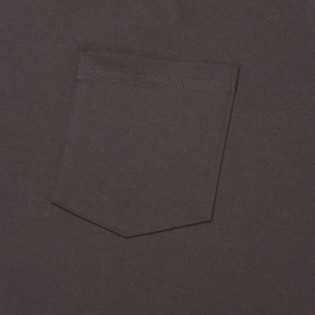GARBAGE / PLAIN POCKET TEE / DARK GREY