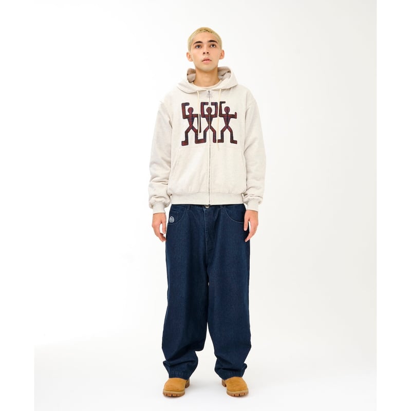 SOL soonerorlater / 3GUYS PADDED ZIP HOODIE / P