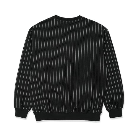 TRIBE WEAR / x MASTERPIECE SOUND MP BASIC CREWNECK SWEAT / BLACK STRIPE