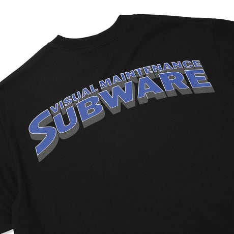 SUBWARE / SHORT SLEEVE TEE SUBWARE / BLACK