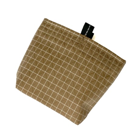 ALWAYTH / POUCH GRIDSTOP MADE BY ZEPTEPI / BEIGE x WHITE