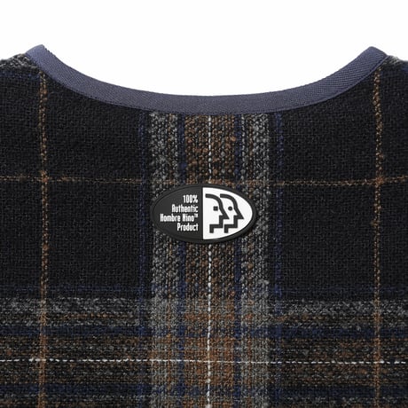 HOMBRE NINO / QUILTING JACKET / NAVY PLAID