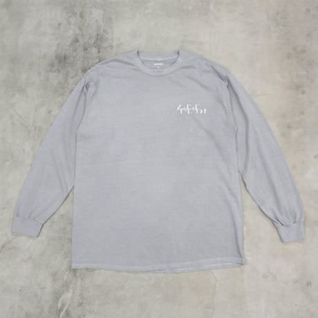 ZEPTEPI & Co. / TRANING L/S TEE GARMENT DYED / CITY GRAY