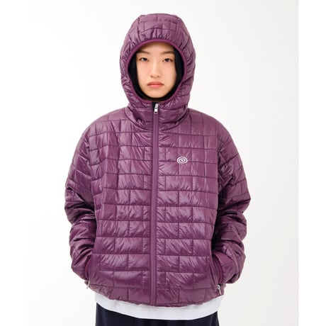 SOL soonerorlater / BRICK PUFFER JACKET / PURPLE