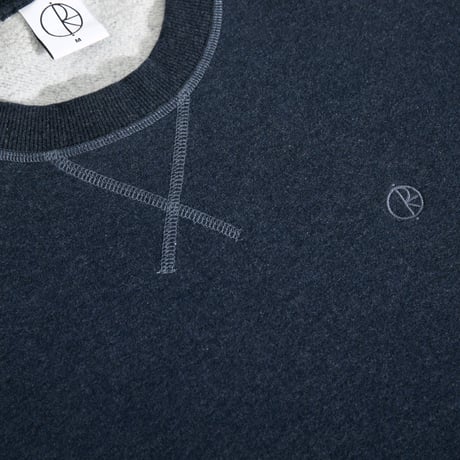 POLAR SKATE CO. / FRANKIE CREWNECK / NAVY MELANGE