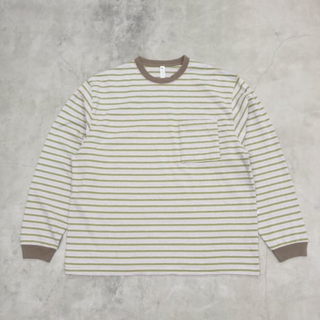 NOROLL / UNEVENNESS L/S TEE / GREEN