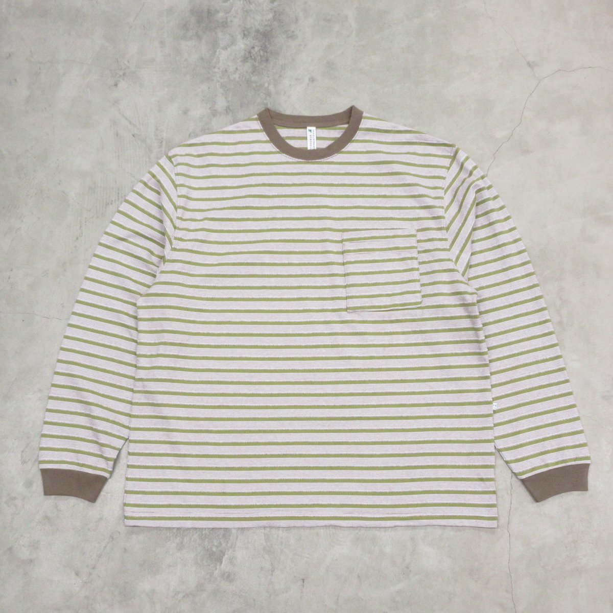 NOROLL / UNEVENNESS L/S TEE / GREEN | Sophomore