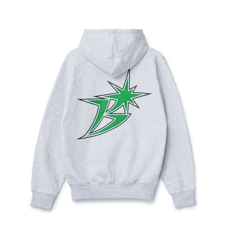 BoTT / B LOGO ZIP HOODIE / ASH