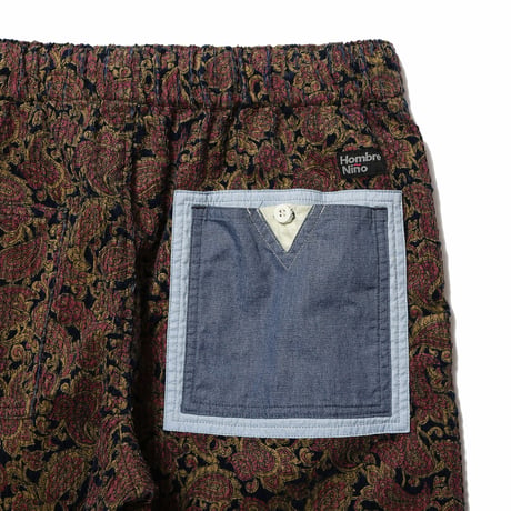 HOMBRE NINO / CORDUROY EASY PANTS / RED YELLOW