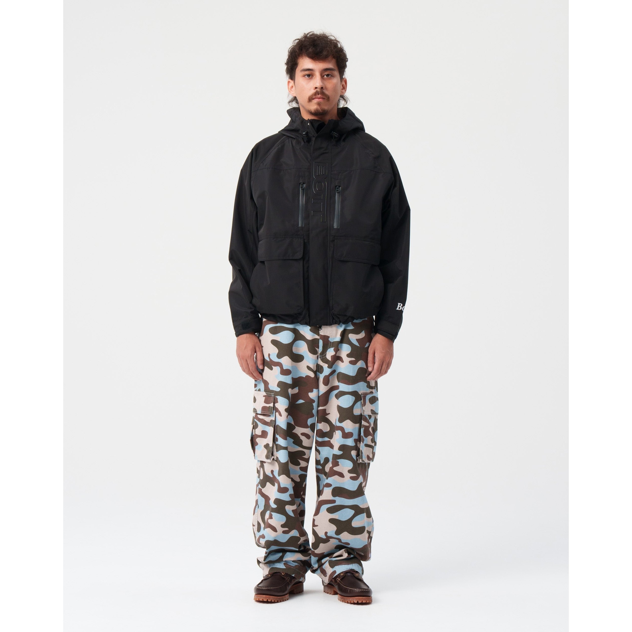 BoTT ボット　Waterproof Utility Jacket Sサイズ BoTT / WATERPROOF UTILITY JACKET / BLACK | Sophomore