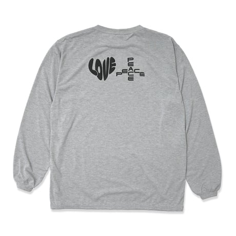 GARBAGE / POCKET LS TEE (L&P) / ASH GREY (BLACK PRINT)