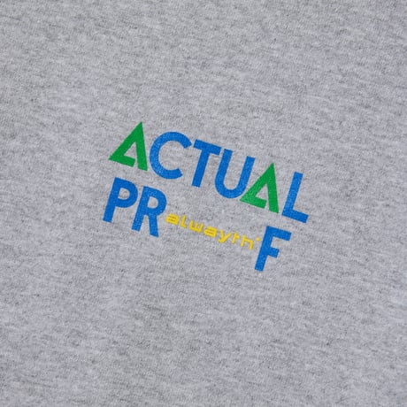 ALWAYTH / ACTUAL PROOF TEE / GRAY