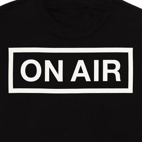ON-AIR / ON AIR BASIC LOGO L/SL TEE / BLACK