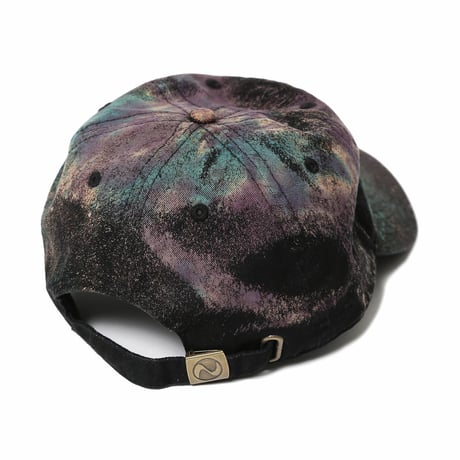 HOMBRE NINO / TIE DYE 5 PANEL CAP / PURPLE BLACK