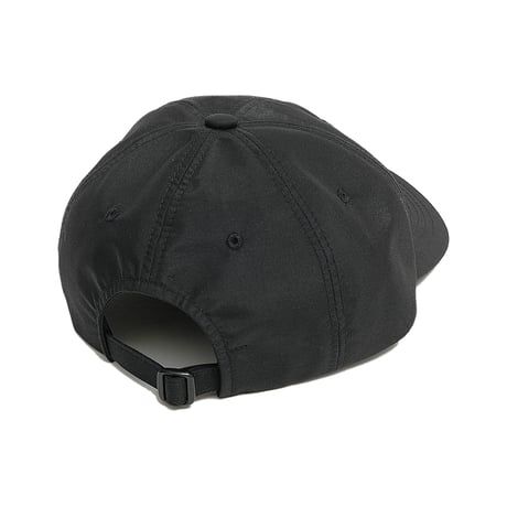 GARBAGE / PRE CURVE BRIM 6 PANEL CAP (4:33) / BLACK (WHITE EMB)