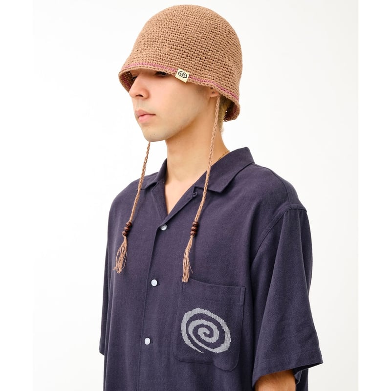 SOL soonerorlater / HAND-KNITTED HEMP HAT / BRO
