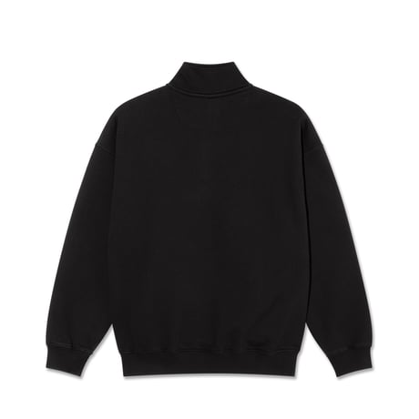POLAR SKATE CO. / FRANKIE HALF ZIP SWEATER / BLACK