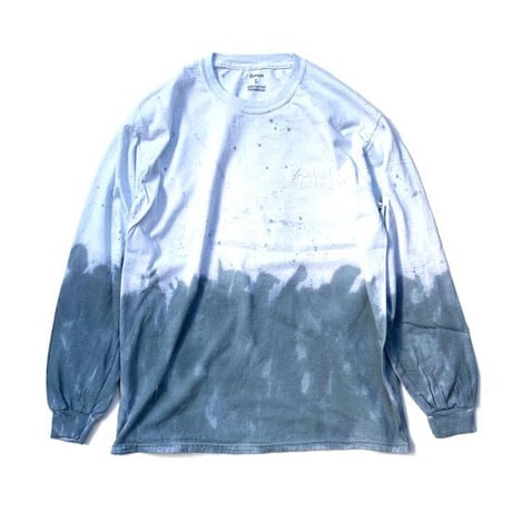 ZEPTEPI & Co. / LS TEE MUDDY / WHITE x GRAY
