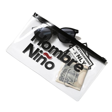 HOMBRE NINO / CLEAR PVC POUCH / CLEAR