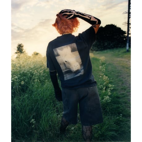 POLAR SKATE CO. / TEE / HORSE HAND / SILVER BLACK