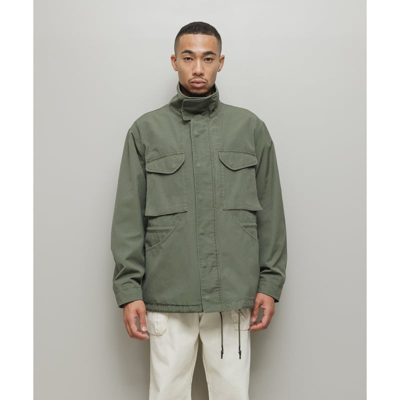 BAL / CURB POCKET FIELD JACKET / ARMY GREEN | S