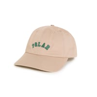 POLAR SKATE CO. / SAI CAP / COLLEGE LOGO / ECRU