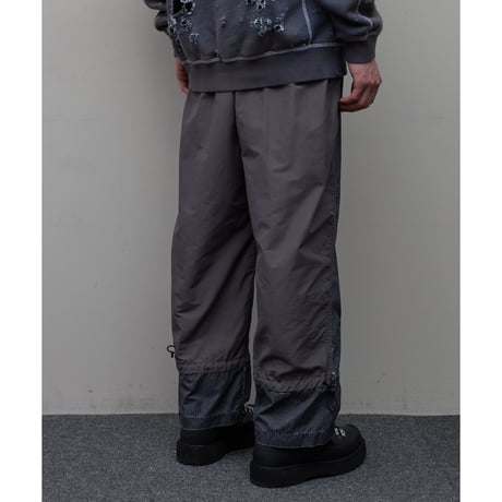 BAL / PIGMENT NYLON TRACK PANT / DARK GRAY