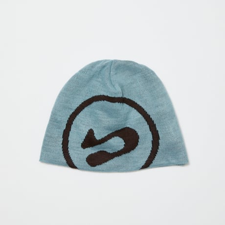 BAL / BIG LOGO SOFT BEANIE HAT / STEEL BLUE