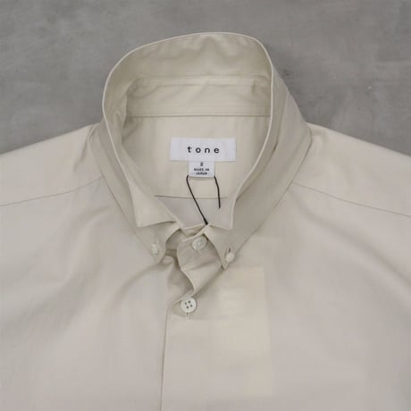tone / DOUBLE COLLAR SHIRTS / WHITE