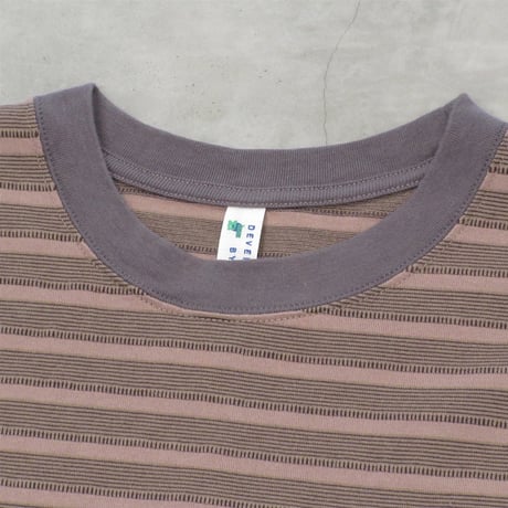 NOROLL / UNEVENNESS S/S TEE / SOILBROWN