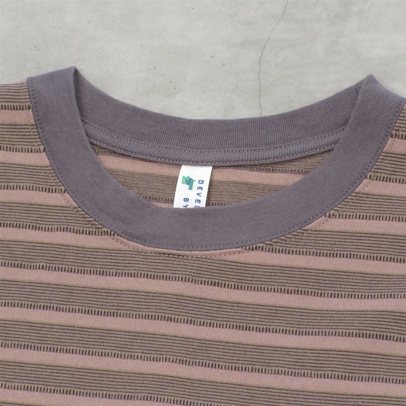 NOROLL / UNEVENNESS S/S TEE / SOILBROWN | Sopho