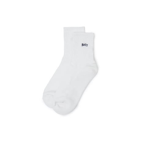 BoTT / OG LOGO EMB SOCKS / WHITE