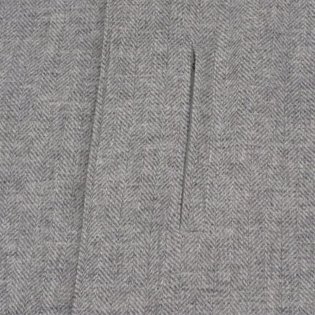 tone / WIDE BAL COLLAR COAT / HERRINGBONE