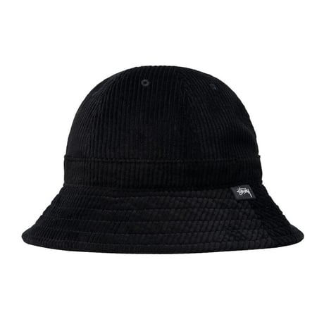 STUSSY / CORDUROY BELL CAP / BLACK