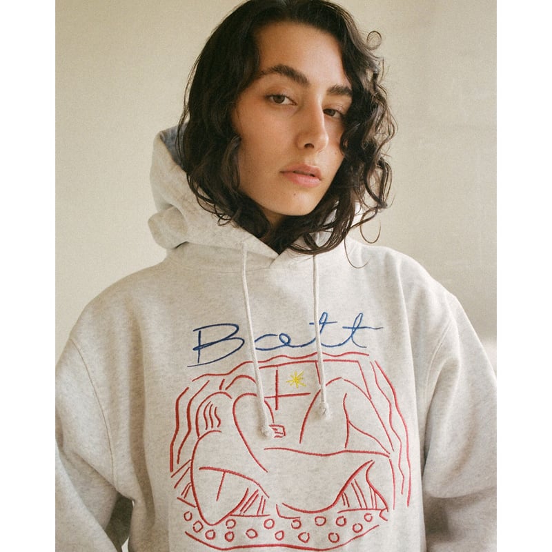 BoTT / REAL LOVE PULLOVER HOODIE / ASH | Sophomore