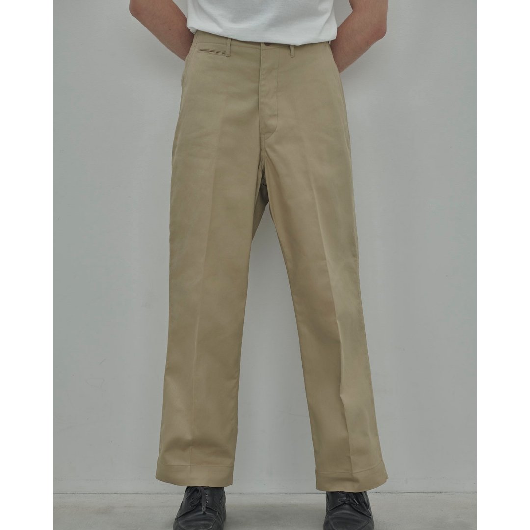 PHIGVEL Officer Trousers Wide 2025年頃 PHIGVEL MAKERS & Co. / OFFICER TROUSERS (WIDE)