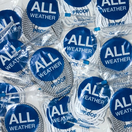 ALWAYTH / REFLECTIVE SHOE LACE (平紐) / WHITE REFLECT