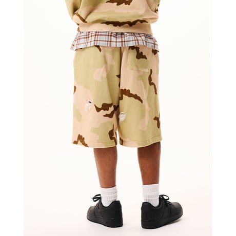 BoTT / CAMO SWEAT SHORT / DESERT