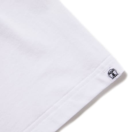 HOMBRE NINO / S/S PRINT TEE (BLOCKHEADS) / WHITE