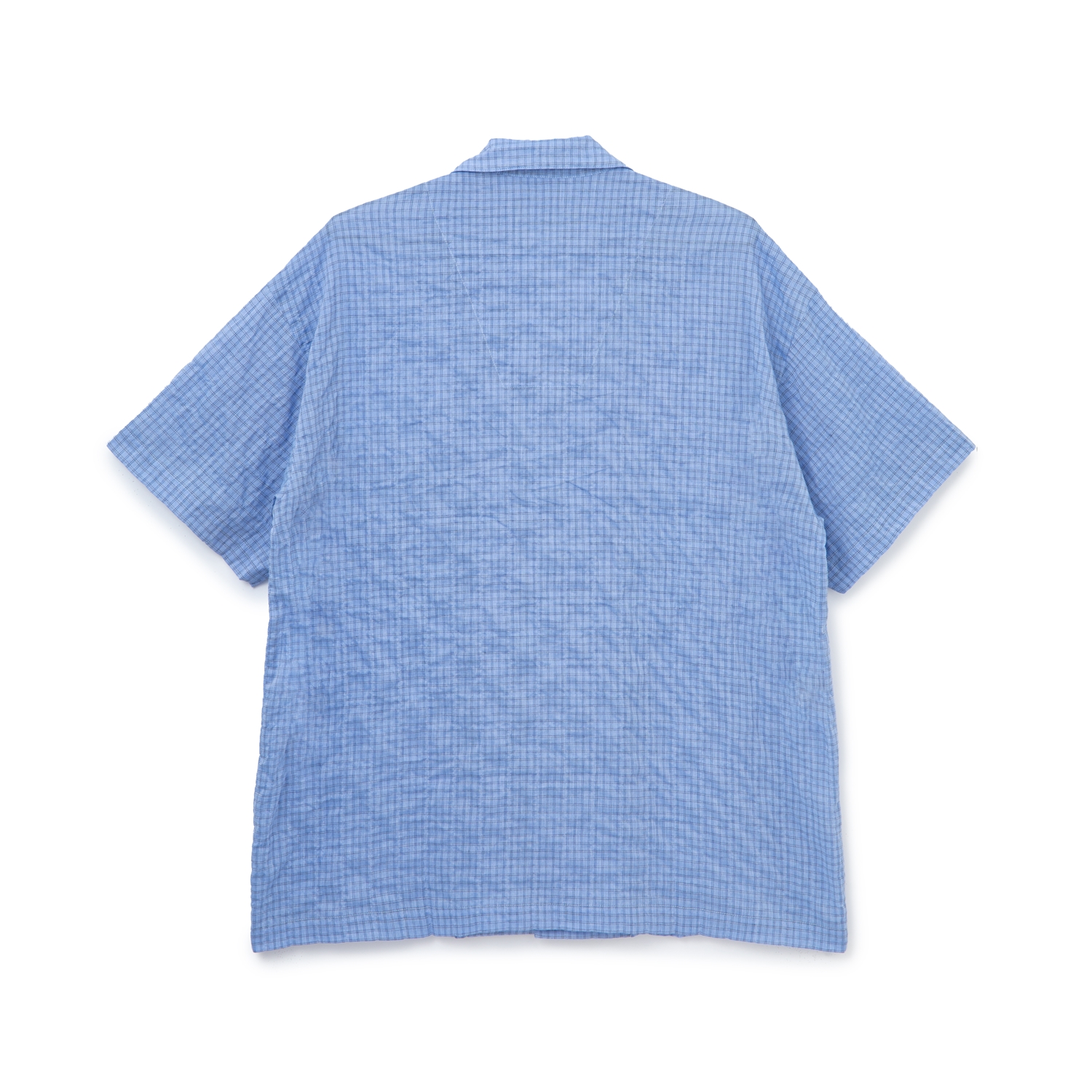 BoTT / WINDOWPANE S/S SHIRT / BLUE | Sophomore
