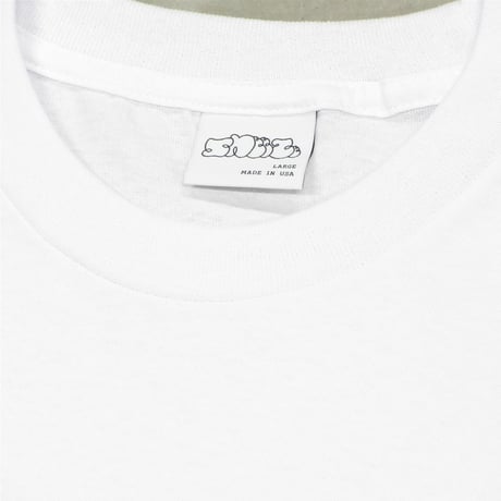 SNEEZE MAGAZINE / SNEEZE LOGO TEE / WHITE w/PINK LOGO