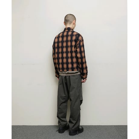 BAL / COTTON WEATHER WIDE MOUNTAIN PANT / CARBON BLACK