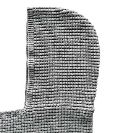COMFORTABLE REASON / WAFFLE HOOD SCARF / GREY