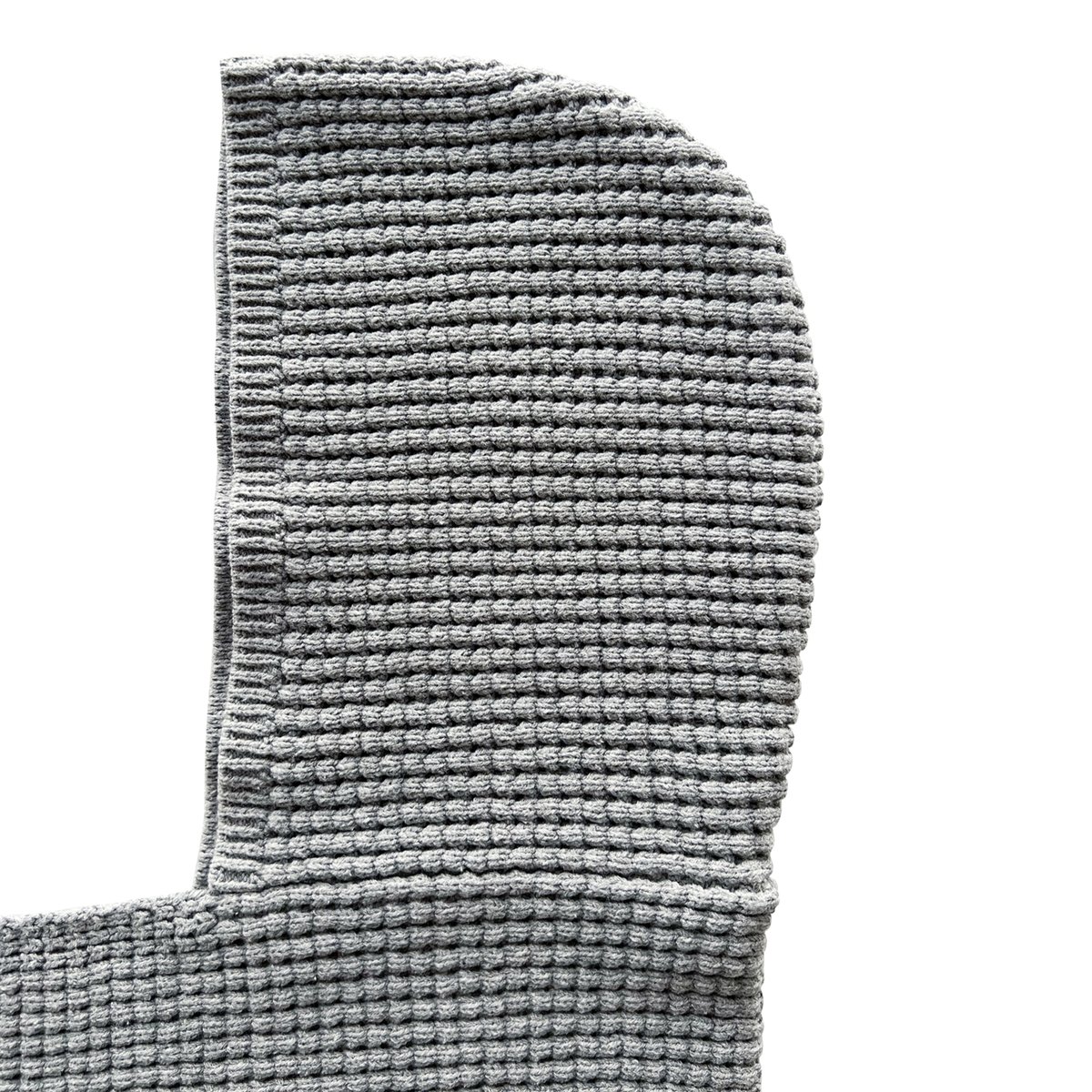 COMFORTABLE REASON / WAFFLE HOOD SCARF / GREY |