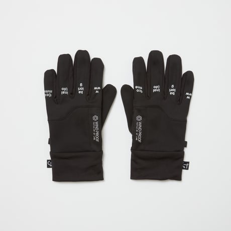 BAL / ST LINE WINDPROOF GLOVE / BLACK
