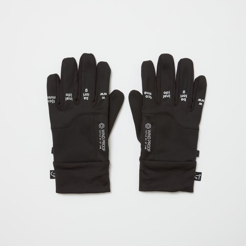 BAL / ST LINE WINDPROOF GLOVE / BLACK | Sophomore
