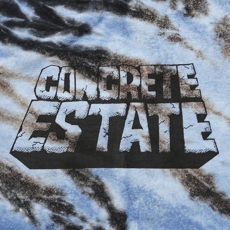 HOMBRE NINO / TIE DYE TOWEL / BLUE BLACK