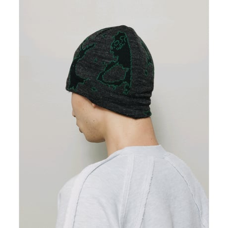 BAL / JACQUARD SOFT BEANIE HAT / BLACK