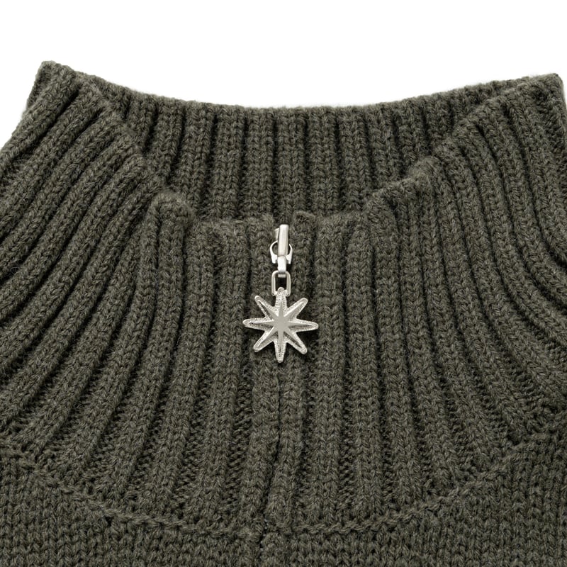 BoTT / HALF-ZIP DRIVERS KNIT / OLIVE | Sophomore BoTT / HALF-ZIP DRIVERS KNIT / OLIVE | Sophomore
